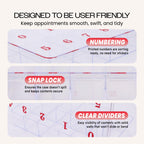 Open view of Beauticom transparent organizer box for accessories