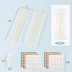 Professional salon nail color display tool with 216 tips