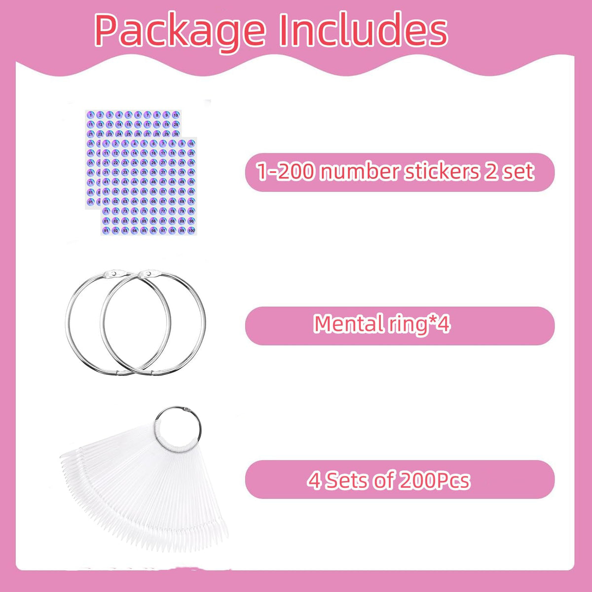 Nail technician tools for color organization