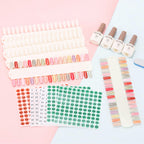 Nail technician using Tbestmax swatch set for color organization