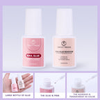 Sweet Trend nail glue and remover application set