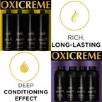 Créé Oxicreme oxidizing emulsion bottle showing cream consistency directions