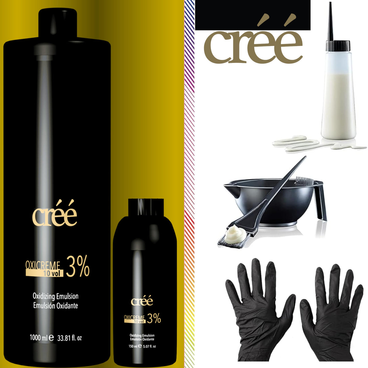 Créé professional salon formula peroxide developer volume thirty emulsion