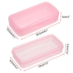 Juxyes nail tool sanitizer tray with transparent lid