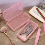 Compact nail art tool storage and disinfection tray