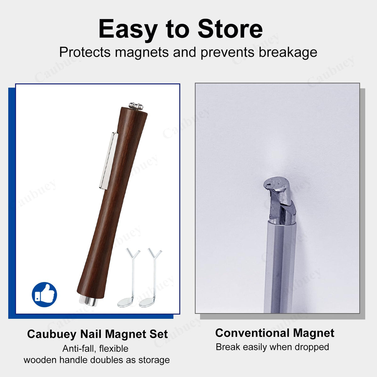 Magnetic nail tool for DIY gel polish manicure