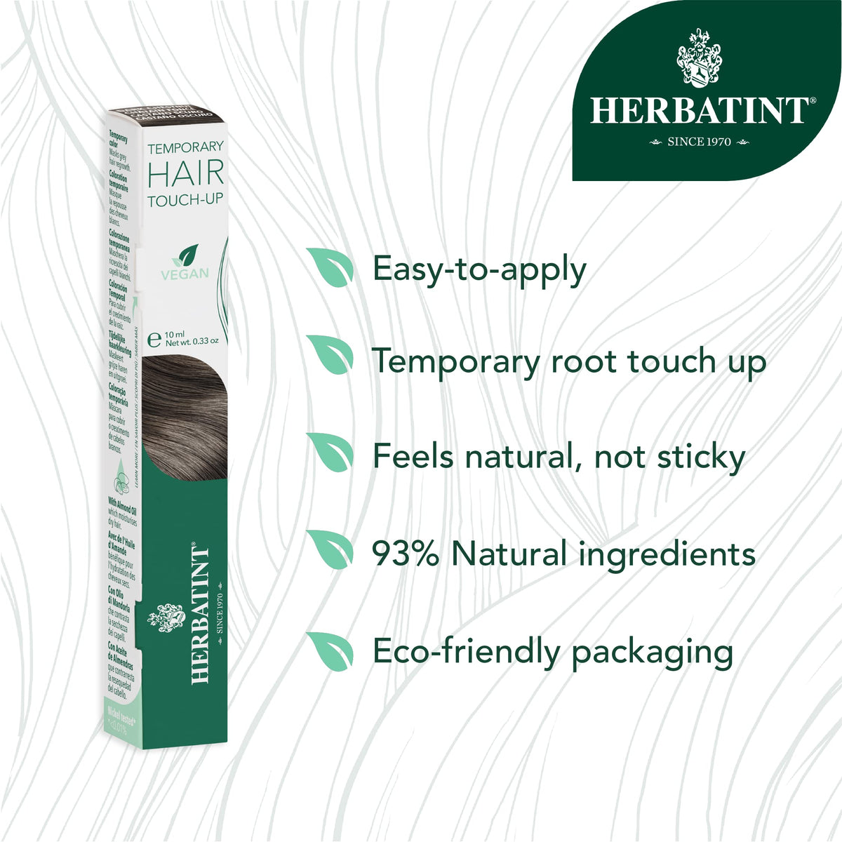 Herbatint hair mascara applicator brush detail