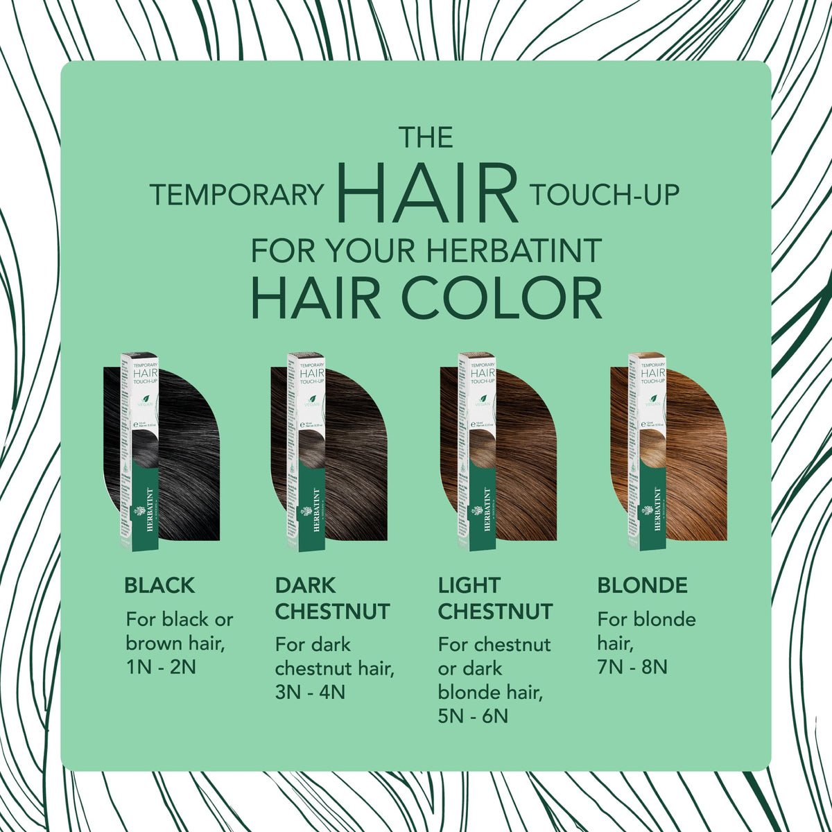 Instructions for Herbatint root cover up kit