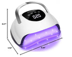 Wisdompark nail lamp showing timer settings display