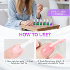 Professional salon and home DIY nail repair kit display