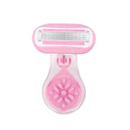 Compact travel razor for women with protective storage case unboxed