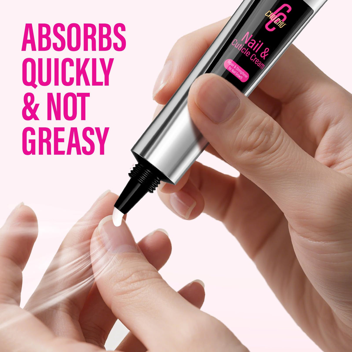 Side view of Chuchu 15g cuticle treatment tube