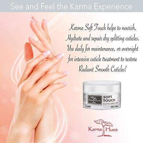 Ingredients label on Karma Organic cuticle cream jar