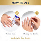 Application of Ecrinal nail cream on cuticles