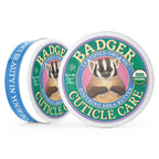 Badger cuticle balm with shea butter travel size tin