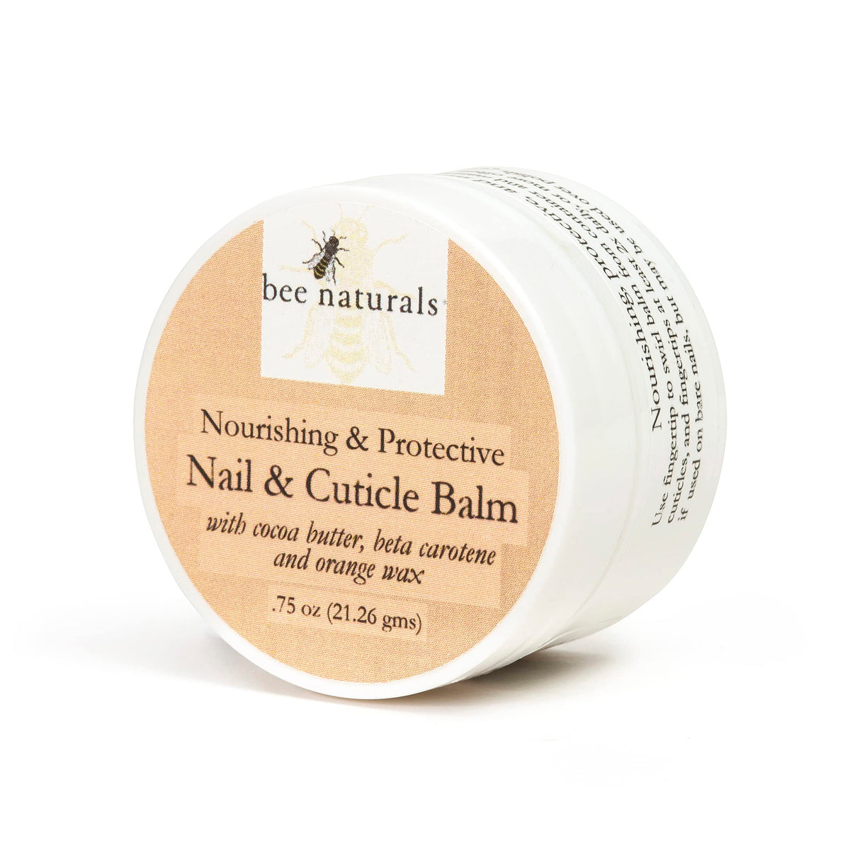 Bee Naturals nourishing hand and nail treatment product packaging