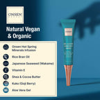 Onsen Secret cuticle cream application on fingernails