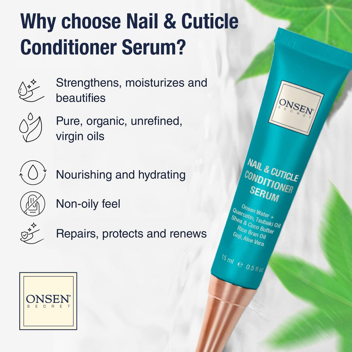 Onsen Secret Nail Reboot cuticle conditioner cream 15ml