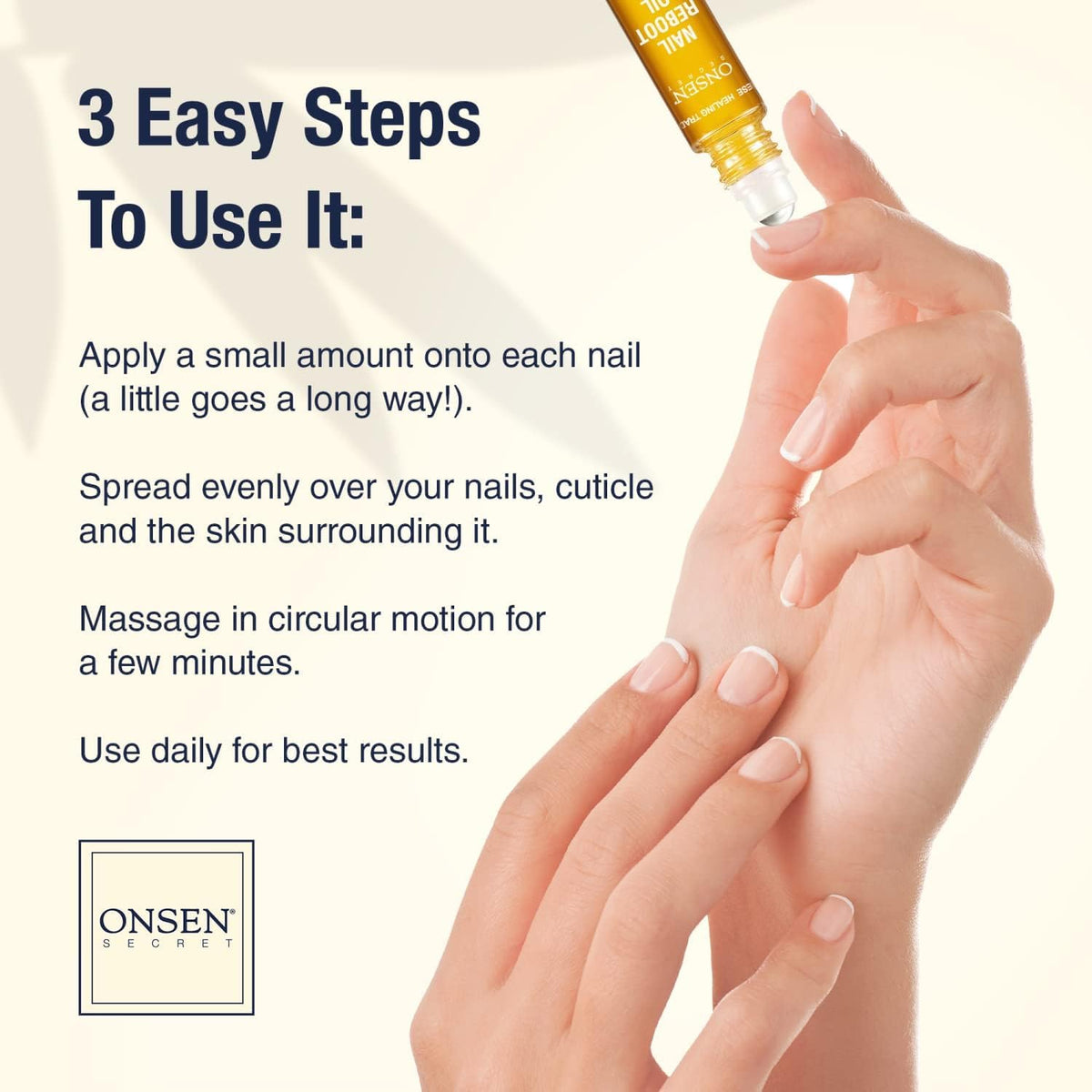 Onsen Secret healthy nail care set components