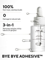 Celebritips nail adhesive remover 30ml packaging and dropper