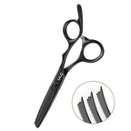 ULG hair cutting and thinning shears package contents emphasizing authentic professional styling tools