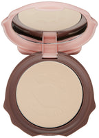 Close up of TONYMOLY clear skin face powder texture with cute cat paw print design