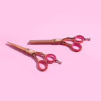 Close up of the comfort silencer on Cricket hair cutting shears