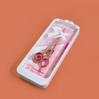 Cricket 5.75 inch salon shears showing the sharp cutting edge