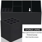 Noverlife professional hair tool box with removable bristles detailed view
