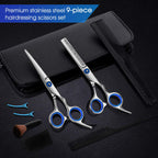 FATHABY texturizing thinning shears close up view showing precision teeth for volume reduction