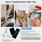 Professional hairdressing scissors kit for home salon grooming application