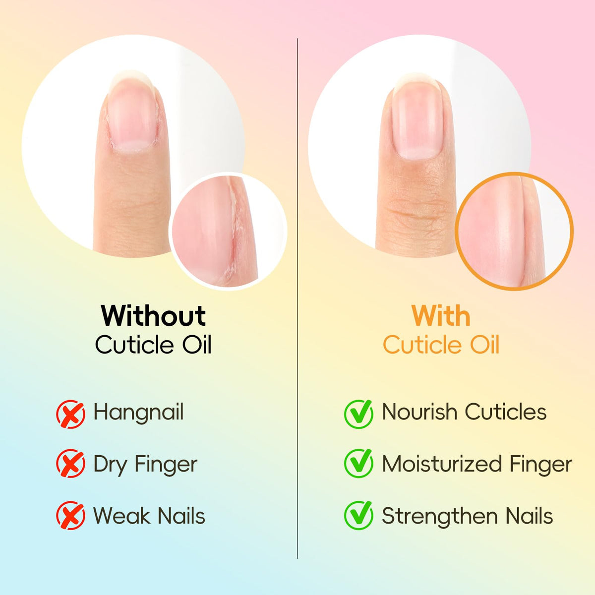 Travel friendly cuticle oil pens for manicure care