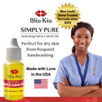 Bliss Kiss Simply Pure 15 milliliter oil bottle packaging