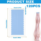 Canipha beauty tools hair extension tape packaging display showing multiple replacement sheets for salon maintenance