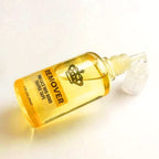 Amyqueen adhesive remover packaging highlighting human hair extension safety benefits