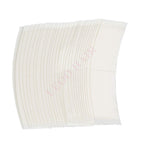 Hypallergenic low shine clear adhesive strips for lace base wigs