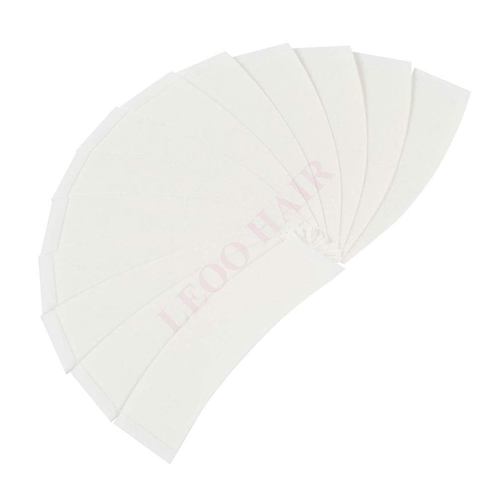 Long lasting medical grade hair piece tape strips layout
