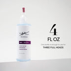 Professional hair extension removal tool bottle showing safe residue free formula