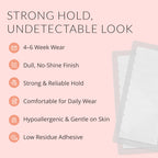 Double sided replacement tabs for human hair extension maintenance