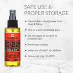 Citrus-scented C22 hair system cleaner spray ideal for lace wigs and human hair toupees.