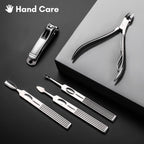 Open leather travel case with organized professional grooming tools