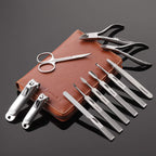 Familife manicure kit tools displayed on surface