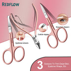 RedFlow stainless steel nail care set contents