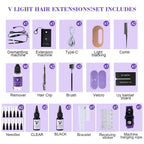UV light extension machine and bonding glue kit accessories