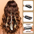 Collection of 12 pieces Geyoga hair extensions arranged