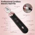 Compact ergonomic pedicure kit stored inside its dedicated portable travel storage case