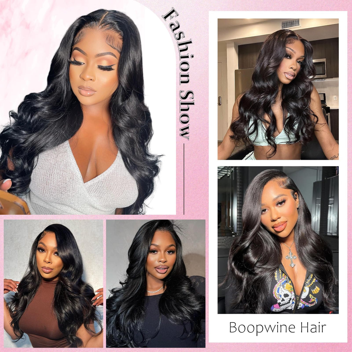 Authentic USA imported Tuheerst human hair weave packaging presentation