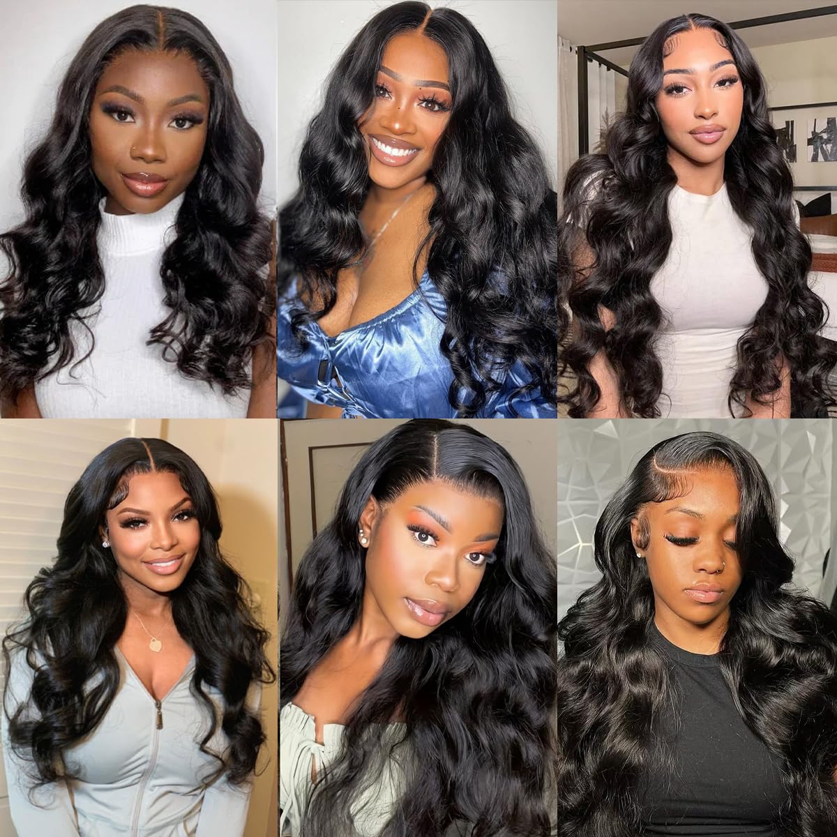 Authentic natural color human hair weave bundles prepared for a sew-in installation.
