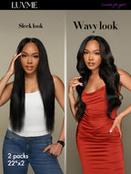 LUVME HAIR ultra thin polyurethane weft clip detail showing silicone grip