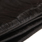 CLAROLAIR virgin human hair extensions styled straight to demonstrate natural flow and movement.